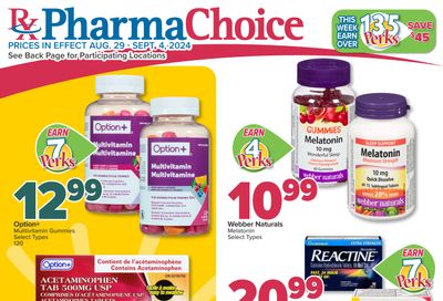 PharmaChoice Health Centre Flyer August 29 to September 4