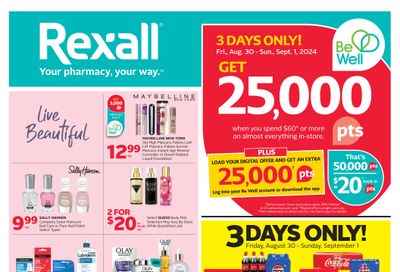 Rexall (AB, SK) Flyer August 30 to September 5