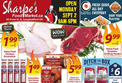 Sharpe's Food Market Flyer August 29 to September 4