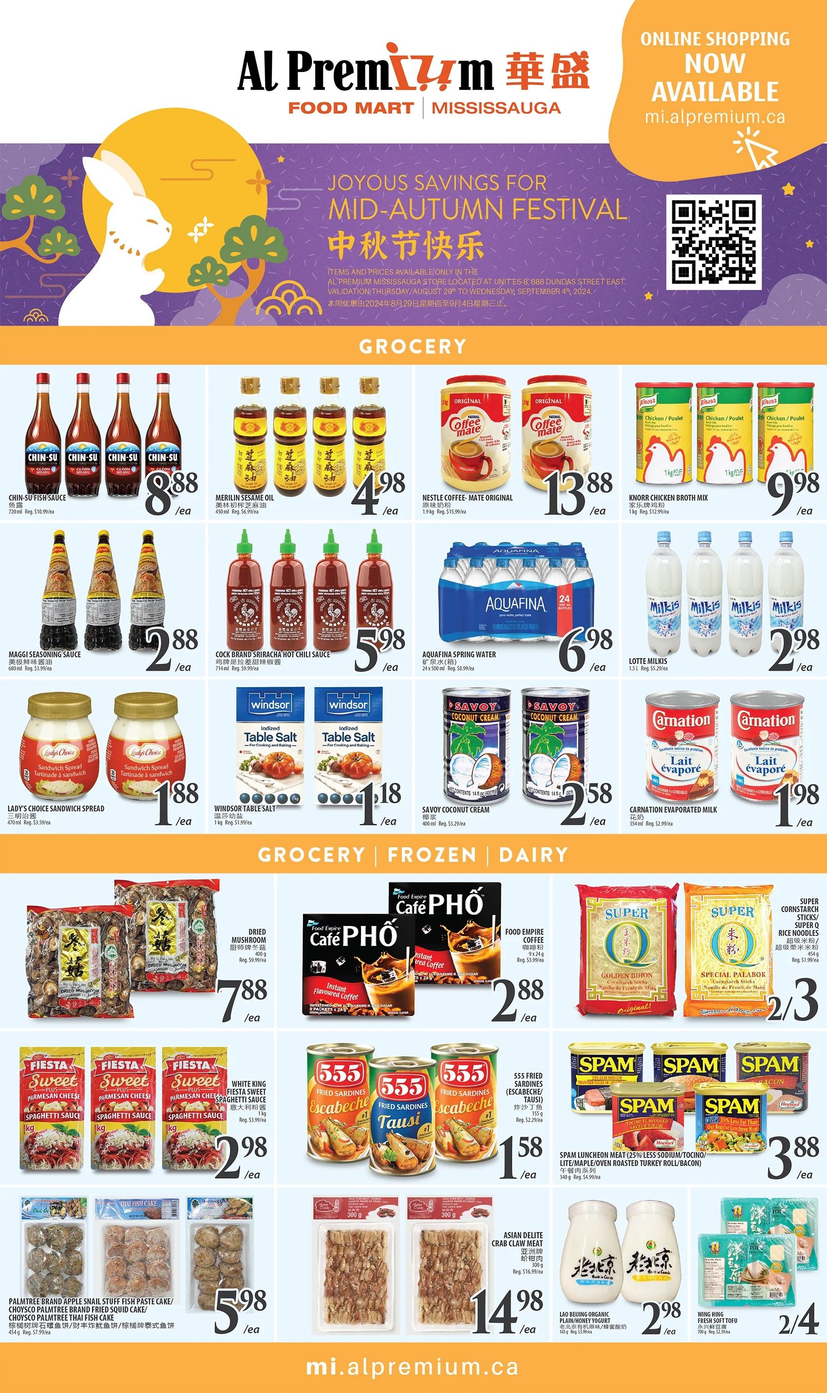 Al Premium Food Mart (Mississauga) Flyer August 29 to September 4