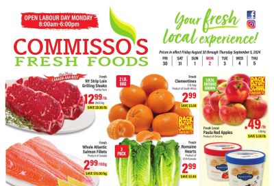 Commisso's Fresh Foods Flyer August 30 to September 5