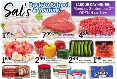 Sal's Grocery Flyer August 30 to September 5