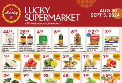 Lucky Supermarket (Calgary) Flyer August 30 to September 5