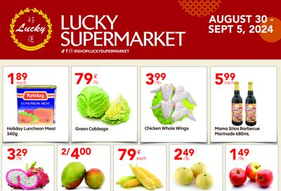 Lucky Supermarket (Winnipeg) Flyer August 30 to September 5