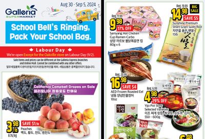 Galleria Supermarket Flyer August 30 to September 5