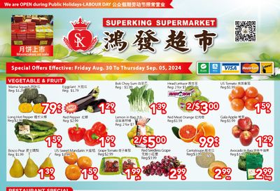 Superking Supermarket (North York) Flyer August 30 to September 5