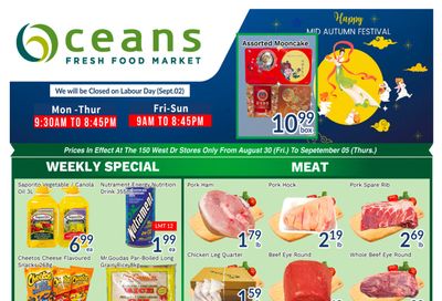 Oceans Fresh Food Market (West Dr., Brampton) Flyer August 30 to September 5