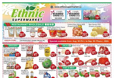 Ethnic Supermarket (Guelph) Flyer August 30 to September 5