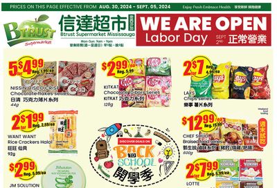 Btrust Supermarket (Mississauga) Flyer August 30 to September 5