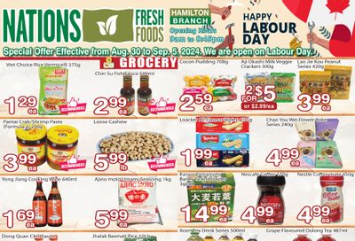 Nations Fresh Foods (Hamilton) Flyer August 30 to September 5