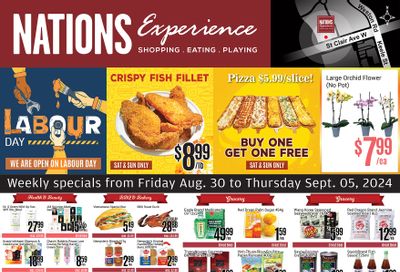 Nations Fresh Foods (Toronto) Flyer August 30 to September 5