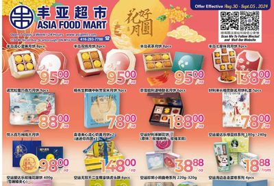 Asia Food Mart Flyer August 30 to September 5