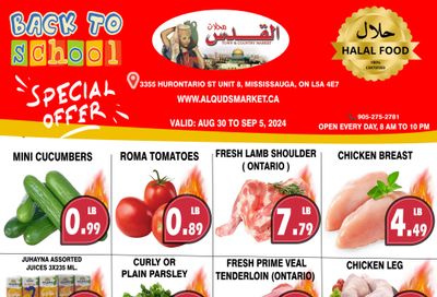 Al-Quds Supermarket Flyer August 30 to September 5