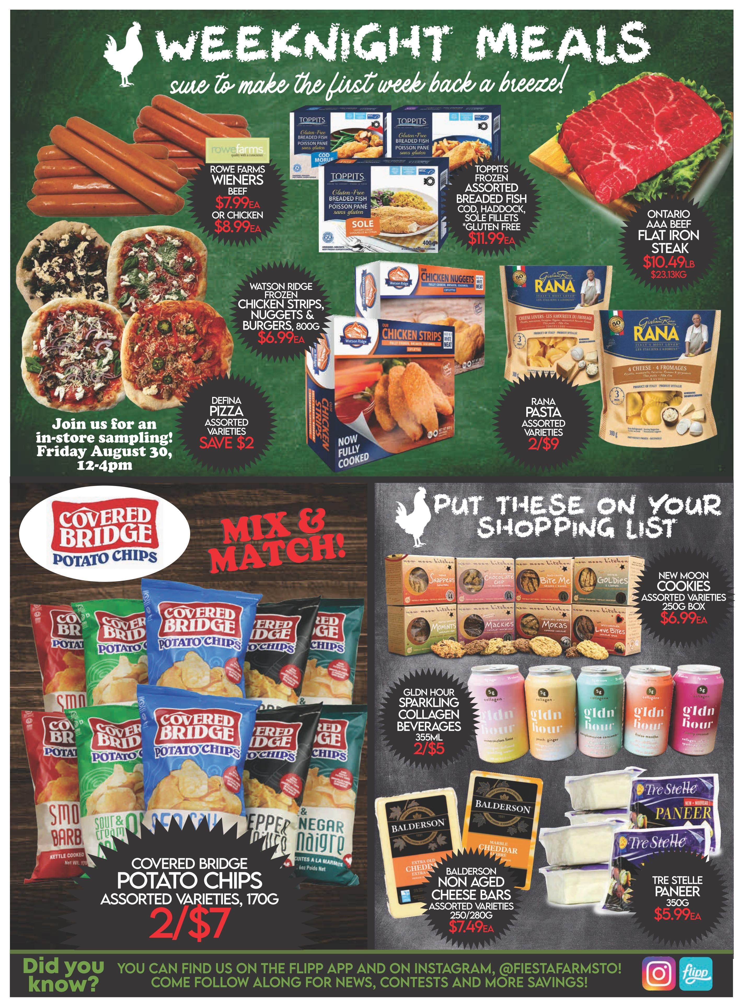 Fiesta Farms Flyer August 30 to September 5