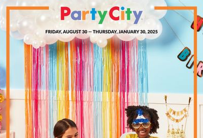 Party City Flyer August 30 to January 30