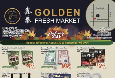 Golden Fresh Market Flyer August 30 to September 5