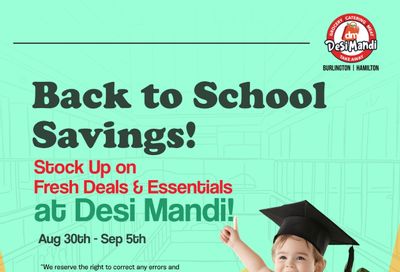 DesiMandi Flyer August 30 to September 5