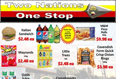 Two Nations One Stop Flyer August 30 to September 5