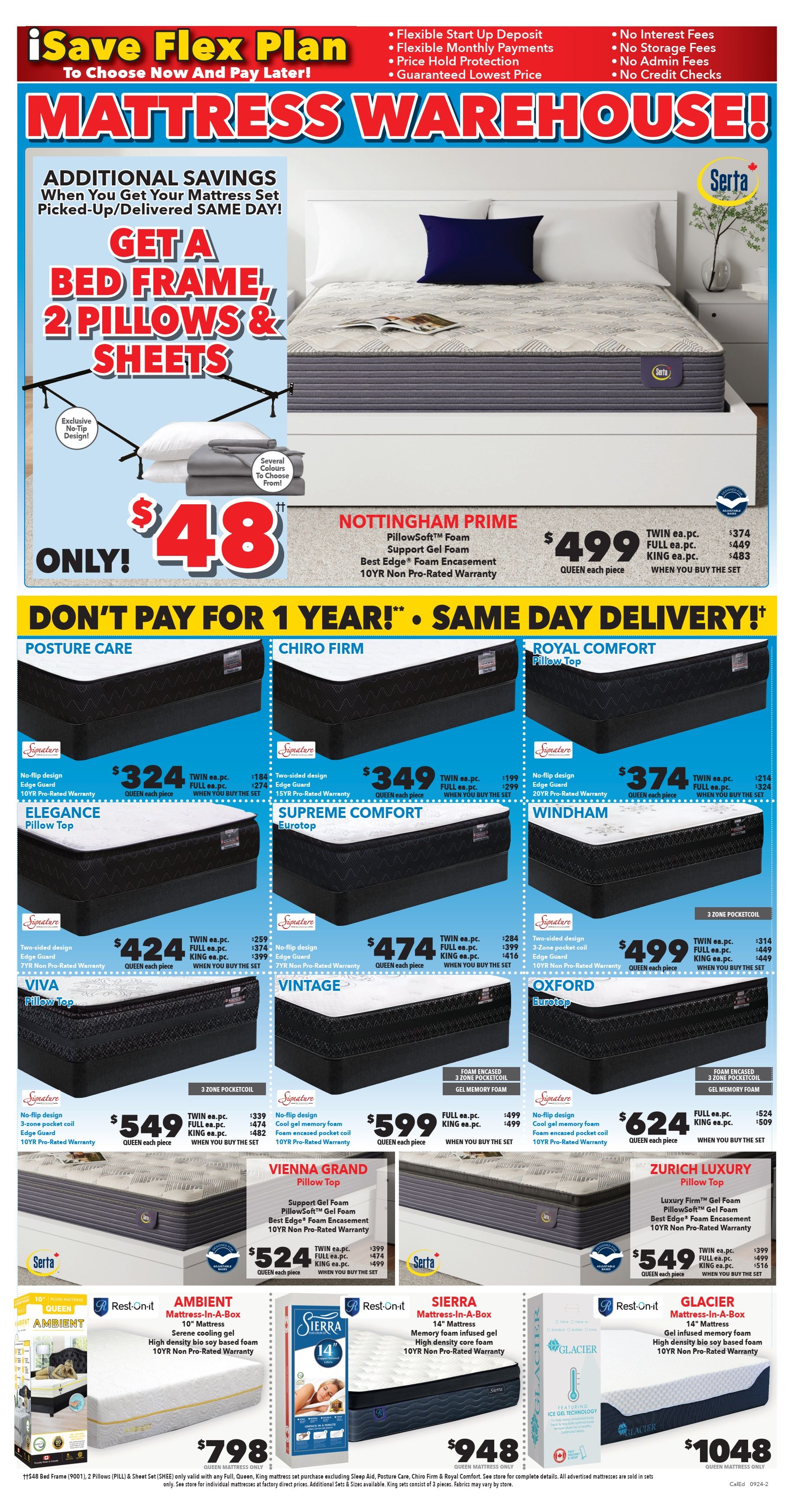 Surplus Furniture & Mattress Warehouse (Calgary, Edmonton) Flyer September 2 to 15
