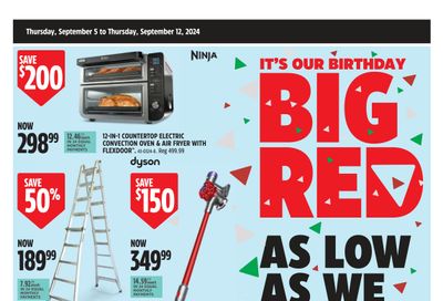 Canadian Tire Big Red Birthday (ON) Flyer September 5 to 12