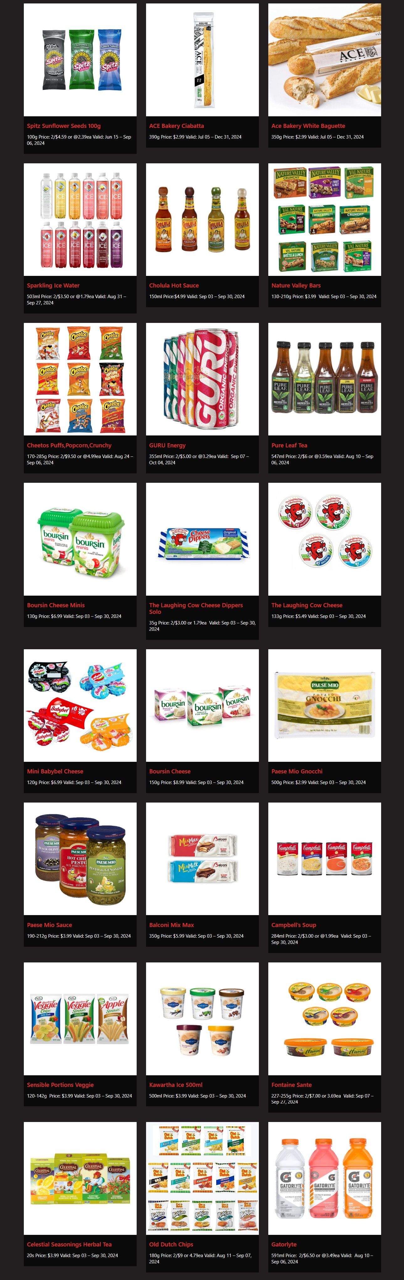 Rabba In-Store Deals September 3 to 30