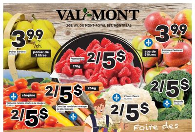 Val-Mont Flyer September 5 to 11