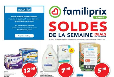 Familiprix Sante Flyer September 5 to 11