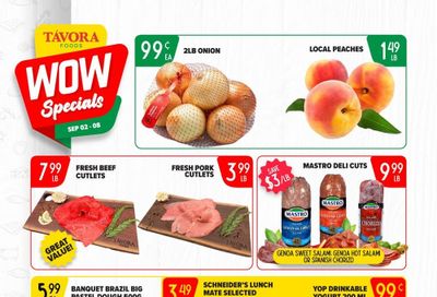 Tavora Foods Flyer September 2 to 8