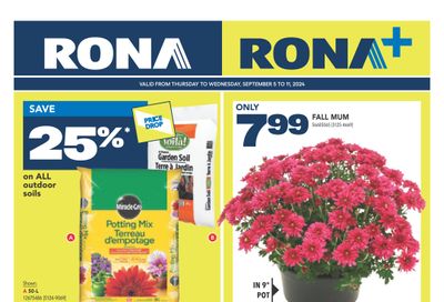 Rona & Rona+ (West) Flyer September 5 to 11