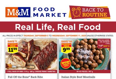 M&M Food Market (Atlantic & West) Flyer September 5 to 11