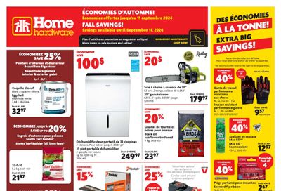 Home Hardware (QC) Flyer September 5 to 11