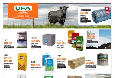 UFA Co-operative Limited Flyer September 5 to 23