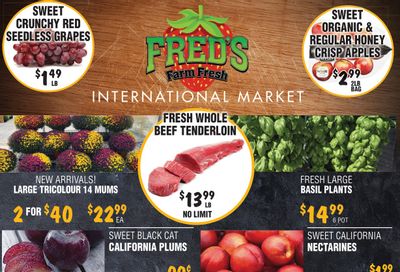 Fred's Farm Fresh Flyer September 4 to 10