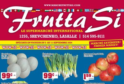 Frutta Si Flyer September 5 to 11