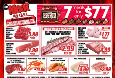 M.R. Meat Market Flyer September 5 to 11