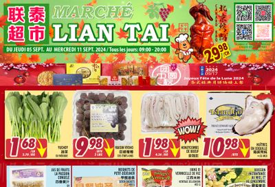 Marche Lian Tai Flyer September 5 to 11