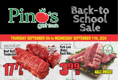 Pino's Flyer September 5 to 11