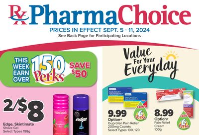 PharmaChoice (BC, AB, SK & MB) Flyer September 5 to 11