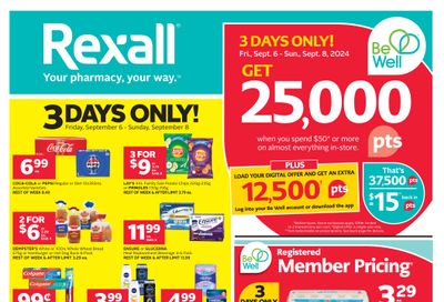 Rexall (ON) Flyer September 6 to 12