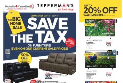 Tepperman's Flyer September 6 to 12