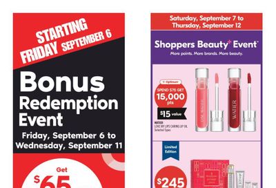 Shoppers Drug Mart (Atlantic) Flyer September 7 to 12