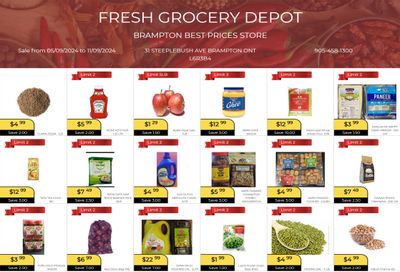 Fresh Grocery Depot Flyer September 5 to 11