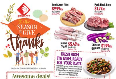 Seafood City Supermarket (ON) Flyer September 5 to 11