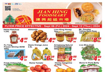 Jian Hing Foodmart (Scarborough) Flyer September 6 to 12