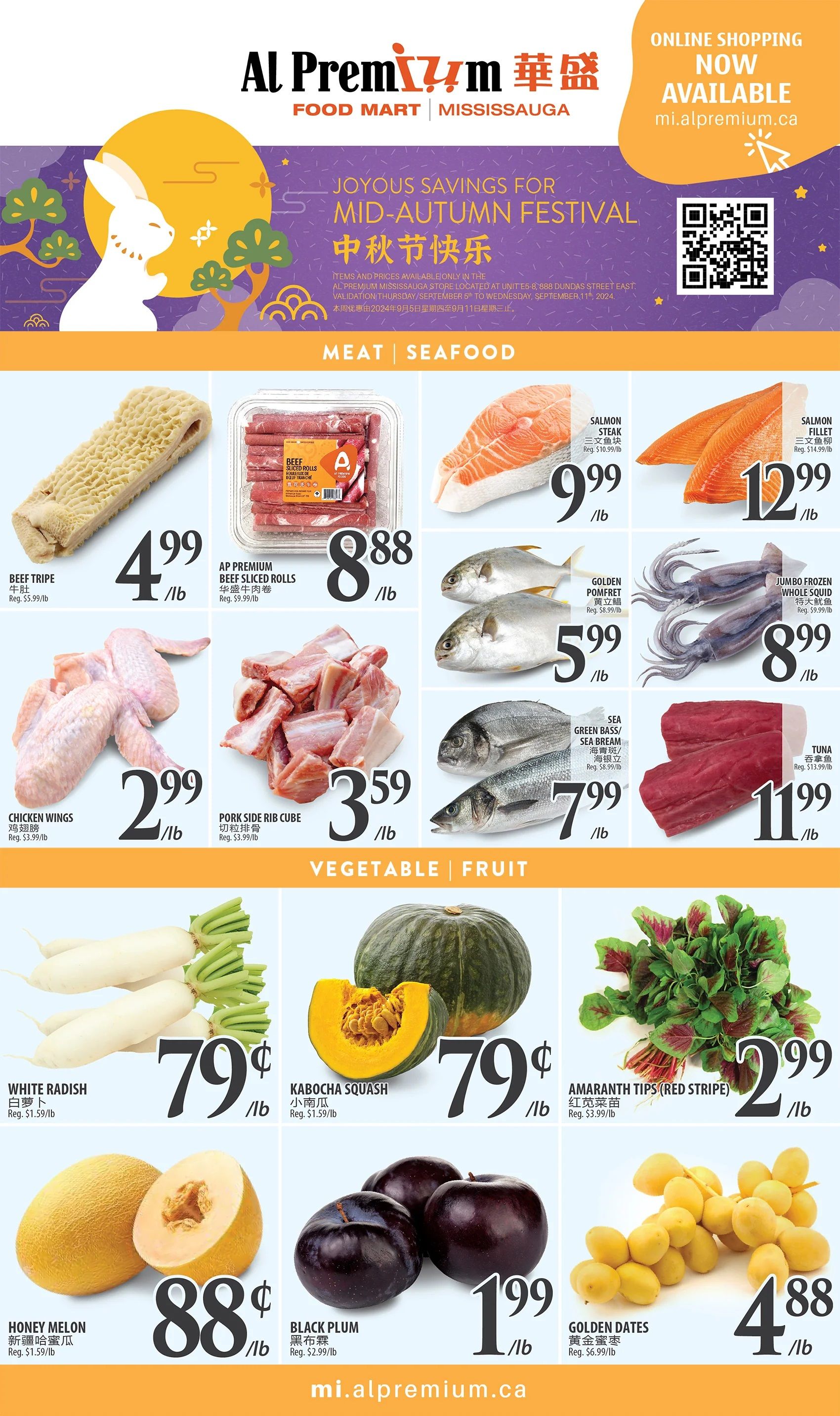 Al Premium Food Mart (Mississauga) Flyer September 5 to 11