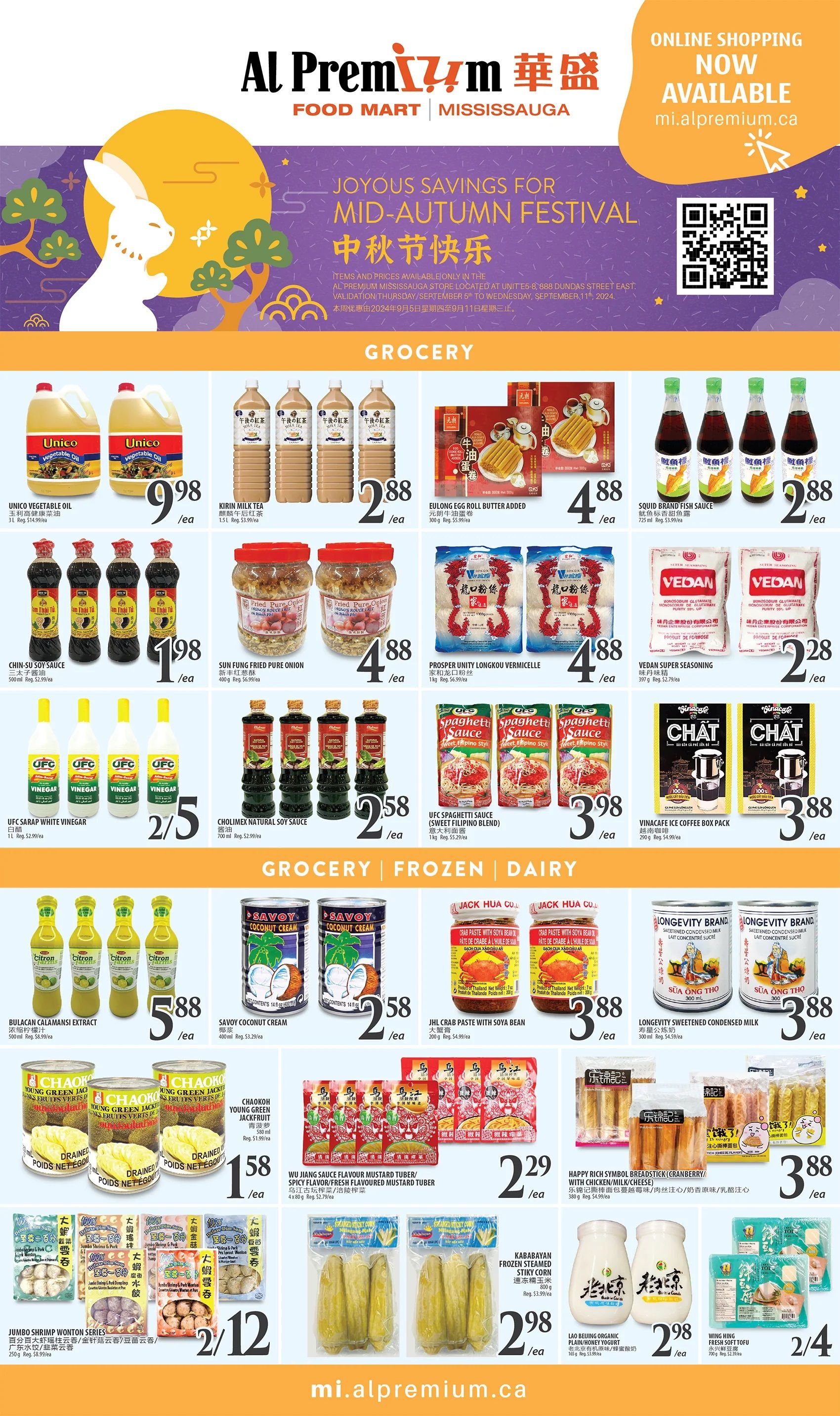 Al Premium Food Mart (Mississauga) Flyer September 5 to 11