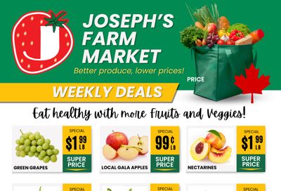 Joseph's Farm Market Flyer September 6 to 11