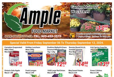 Ample Food Market (Brampton) Flyer September 6 to 12