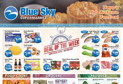 Blue Sky Supermarket (North York) Flyer September 6 to 12