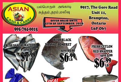 Asian Cash & Carry Flyer September 6 to 12